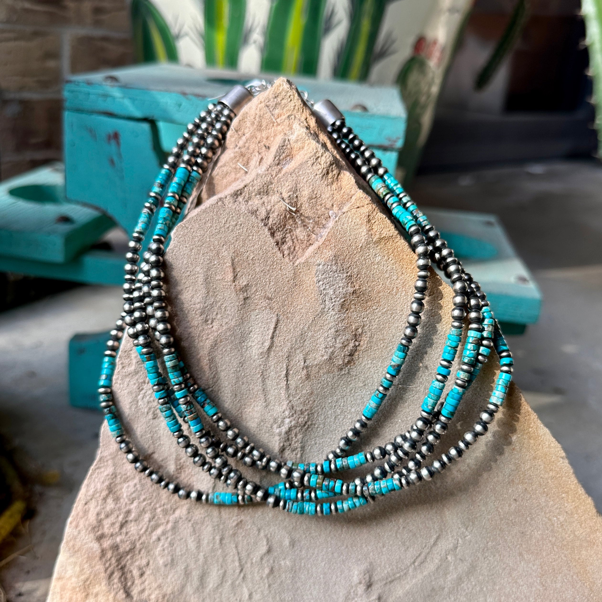 Western Navajo Pearl Necklace – Lovayla Boutique