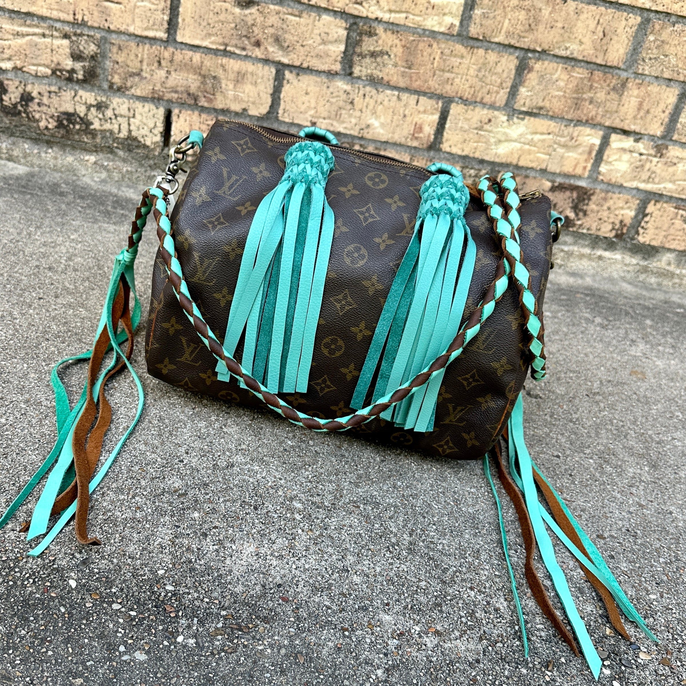 Up-cycled LV  The Spirit of the West mixed with a little Boho Gypsy!